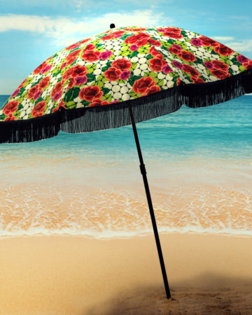 pretty beach umbrellas