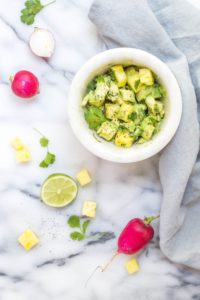 guacamole on a table perfect for a St. Patricks Day party