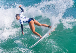 Female surfers