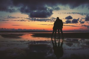 Sunset Walk on the beach