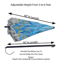 Seacove Beach Umbrella 100% UV Protection - Image 4