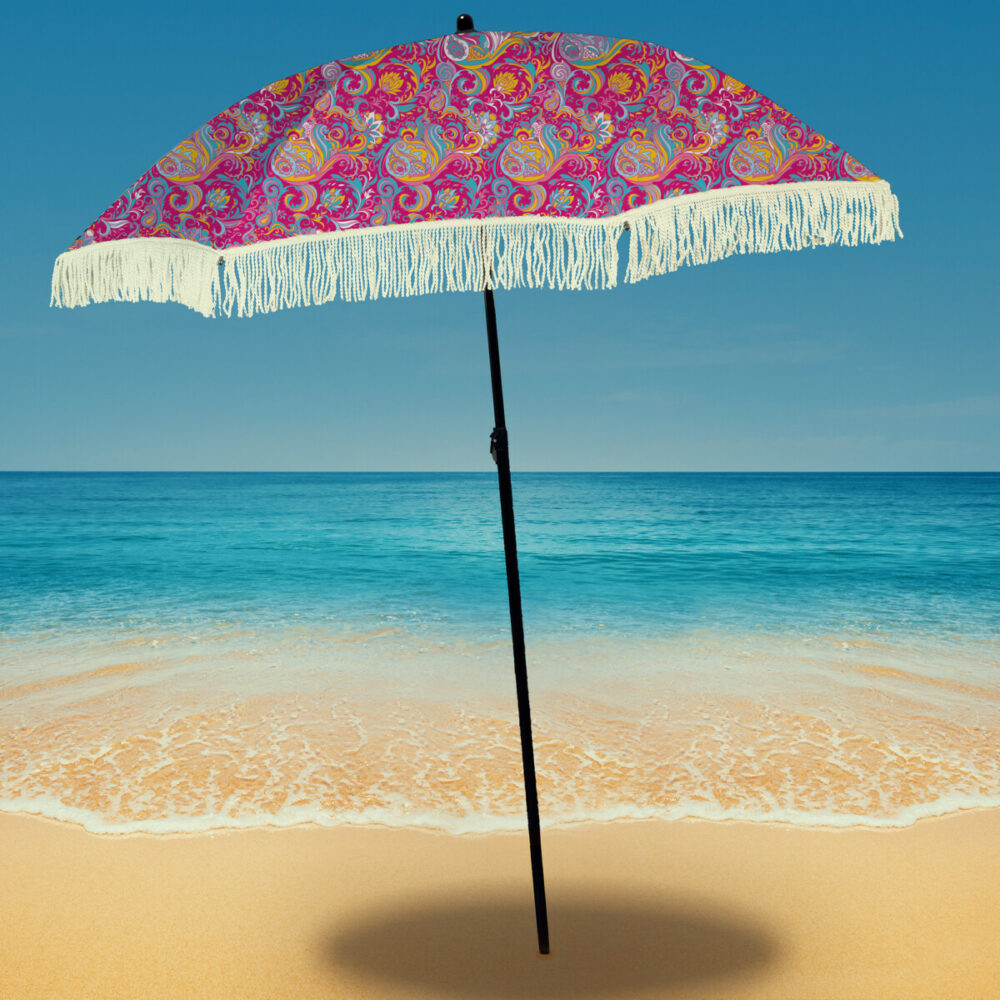beach umbrella on the beach